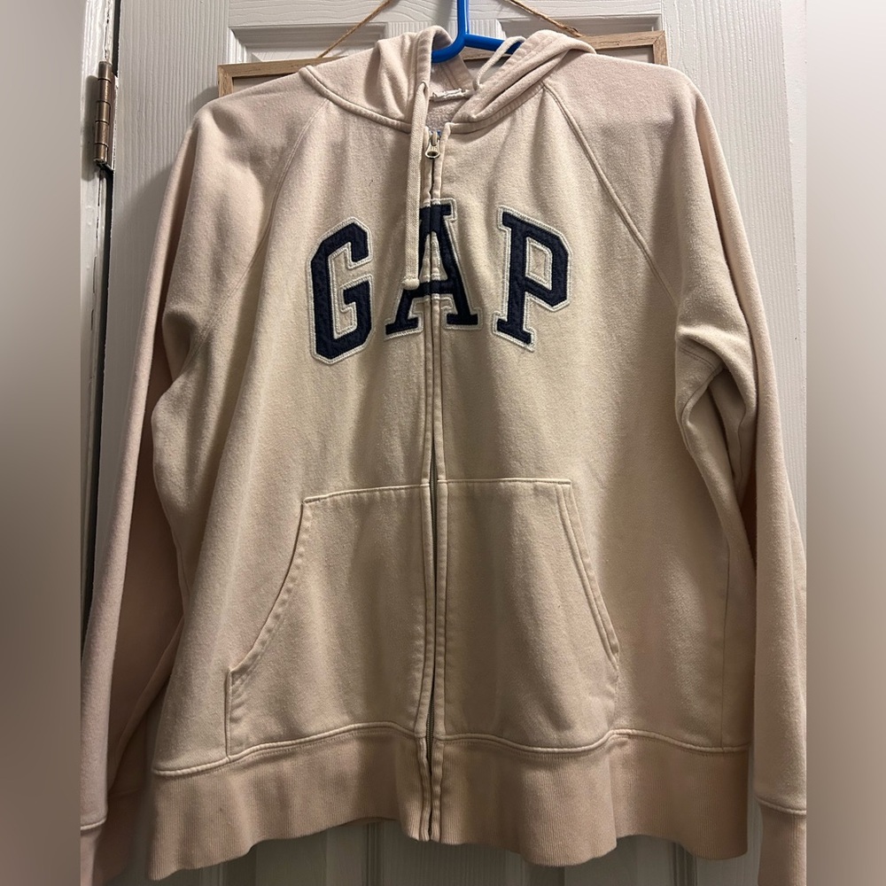 GAP Beige Hoodie Jacket
